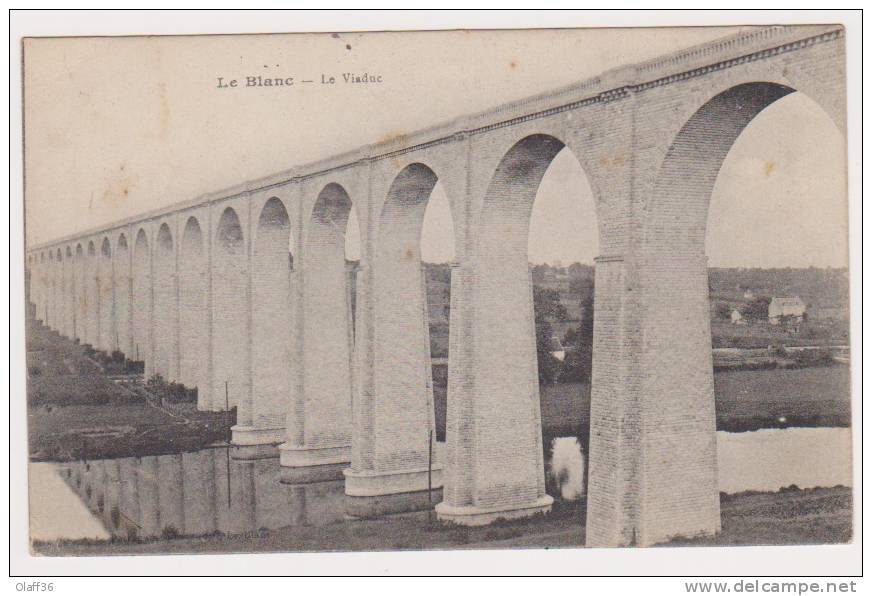 CPA 36 INDRE  LE BLANC  Le Viaduc - Le Blanc