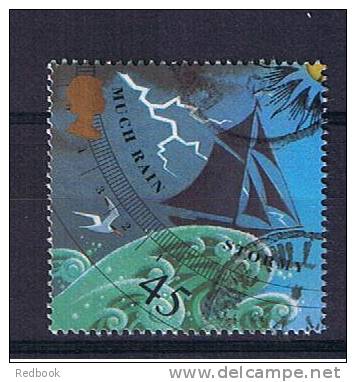 RB 773 - GB 2001 - Stormy Weather - Rough Seas &amp; Lightning 65p  - Fine Used Stamp - Weather Climate Theme - Climate & Meteorology