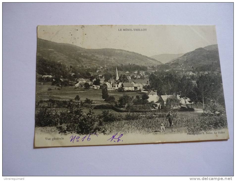 2 Ews - CPA N°16 - Le Menil-Thillot - Vue Générale - [88] Vosges - Le Thillot