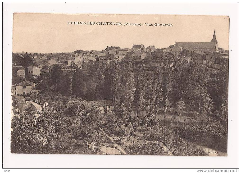 ( 86 ) LUSSAC LES CHATEAUX - Lussac Les Chateaux