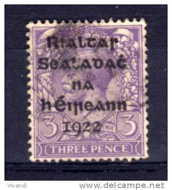 Ireland - 1922 - 3d Definitive - Used - Oblitérés