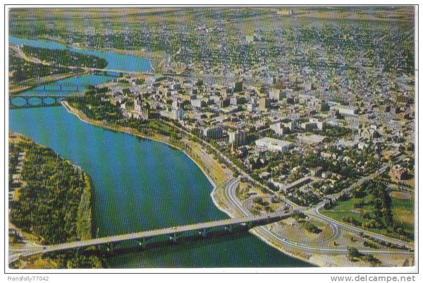 CANADA - SASKATCHEWAN - SASKATOON  - AERIAL VIEW - UNIVERSITY BRIDGE - Other & Unclassified