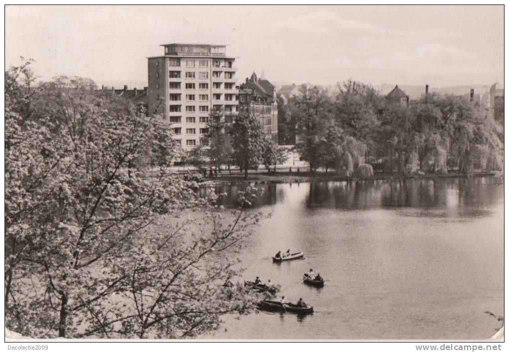 N2118 SchloBeich Blick Zum Hochaus  Karl Marx Stadt Used Good Shape - Chemnitz (Karl-Marx-Stadt 1953-1990)