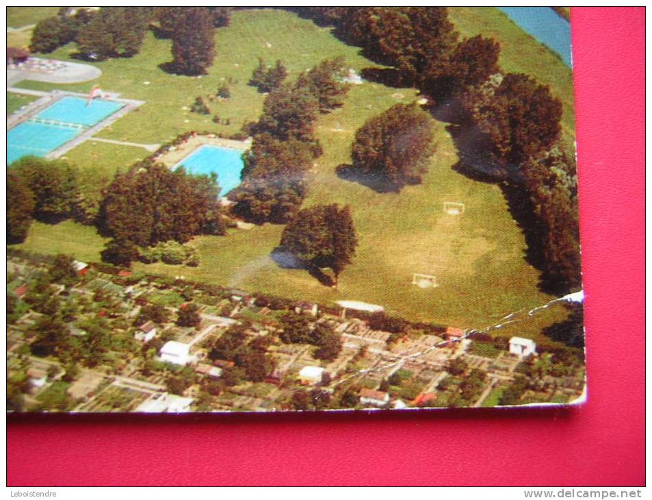 CPM-ALLEMAGNE-7550 RASTATT / BADEN-SCHWIMMBAD UND CAMPINGPLATZ-VOYAGEE 1976 -PHOTO RECTO / VERSO-ATTENTION ETAT MOYEN - Rastatt