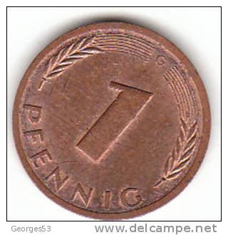 PIECE 1  PFENNIG 1990 - 1 Pfennig