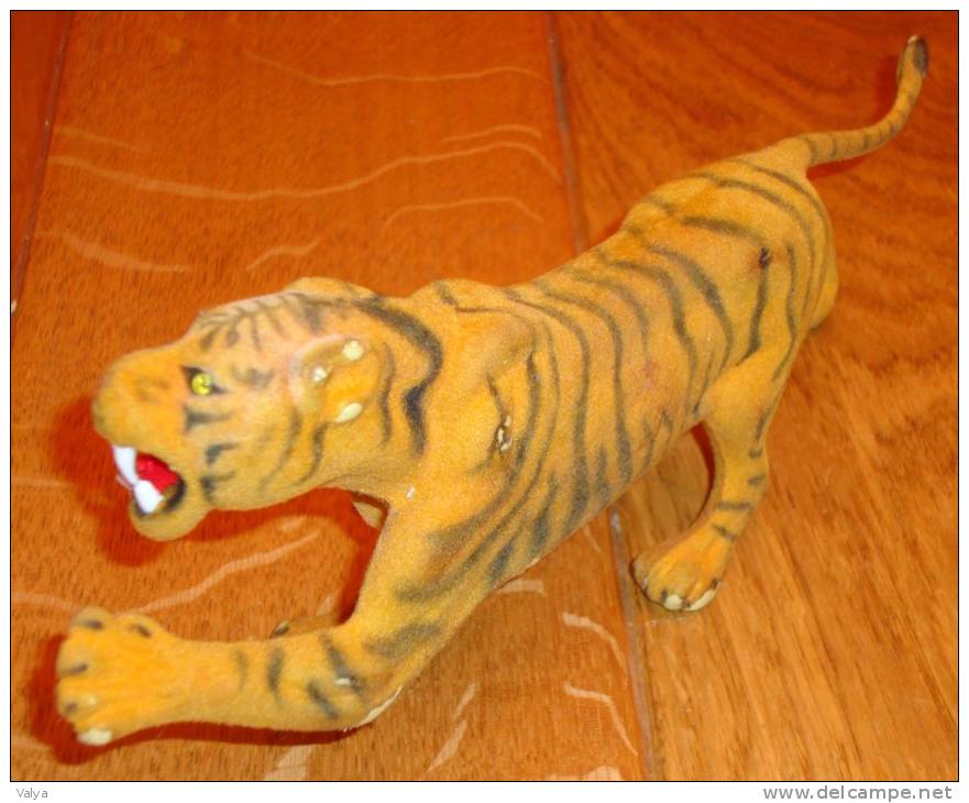 Ancienne Figurine TIGRE A DENTS DE SABRE - Sonstige & Ohne Zuordnung