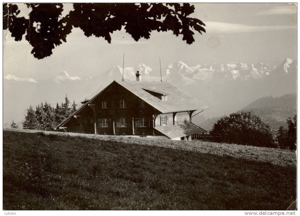 Rüti B.Riggisberg - Ferienheim Gibelegg Gegen Die Alpen           Ca. 1960 - Riggisberg 