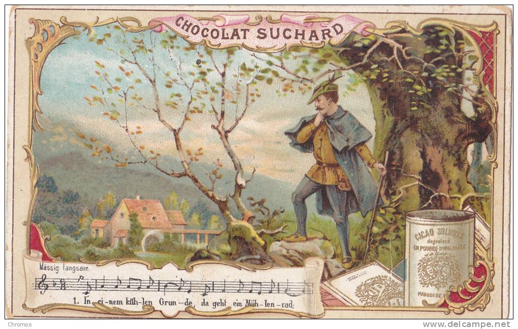 Chromo SUCHARD, N° 51 / E, Thème: Chanson - Suchard