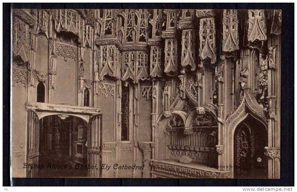 Angleterre - Cambridgeshire X 4 Cartes - Choir E., Ely Cathedral - Bishop Alcock's Chapel - View Front - From The Park - Ely