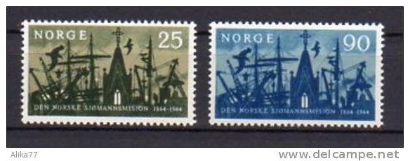 NORVEGE      Neuf **     Y. Et T.  N°  475 / 476       Cote:  3,75 Euros - Neufs