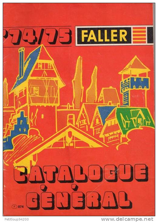 CATALOGUE  ACCESSOIRES  DE CHEMINS DE FER   FALLER  (1974/1975) - Frans