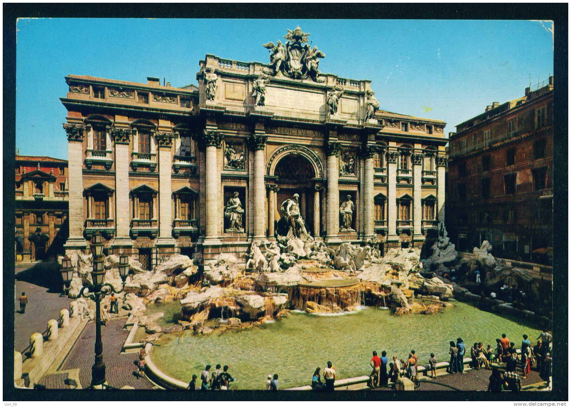 111123 ROMA / ROME - FONTANA DI TREVI - Italia Italy Italie Italien Italie - Fontana Di Trevi