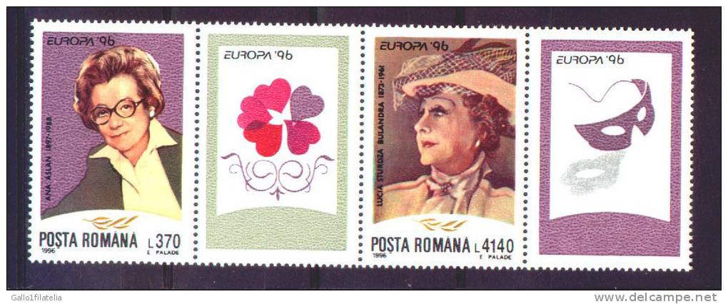 1996 - ROMANIA - EUROPA CEPT - DONNE. MNH - 1996