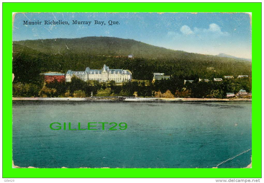 MURRAY BAY, QUÉBEC - MANOIR RICHELIEU - CIRCULÉE EN 1934 - PHOTO GIFT SHOP - NOVELTY MFG & ART - - Saguenay