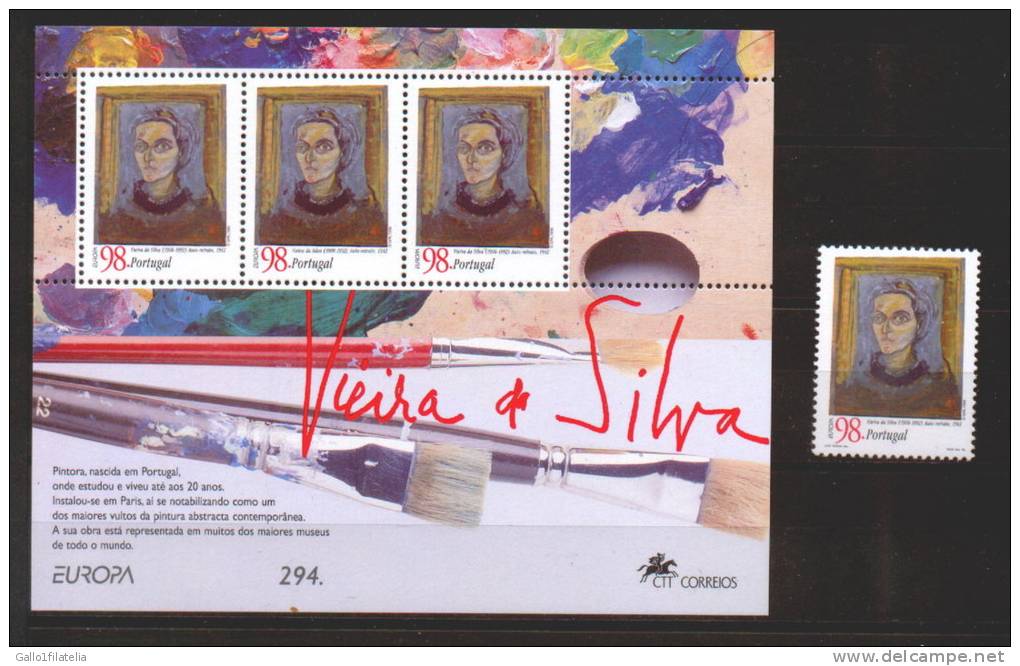 1996 - PORTOGALLO / PORTUGAL - EUROPA CEPT - DONNE FAMOSE. MNH - 1996