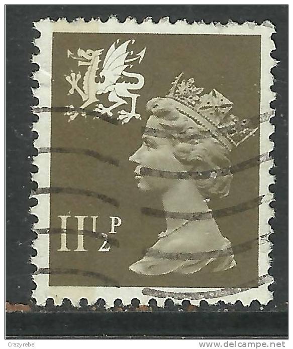 WALES GB 1981 11 1/2p DRAB USED MACHIN STAMP SG W35 (F103) - Wales