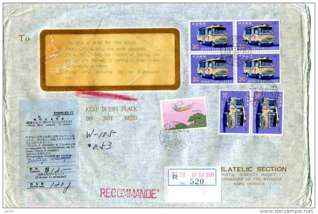 Lettre Recommandée Pour ALAMEDA Californie - Covers & Documents