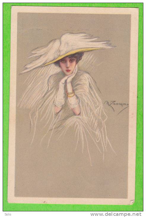 Femme Aux Gants Blancs - Zandrino