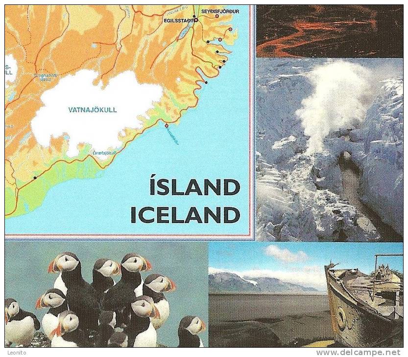 Island Iceland (big Card 12 X 17 Cm) 2006 - Island