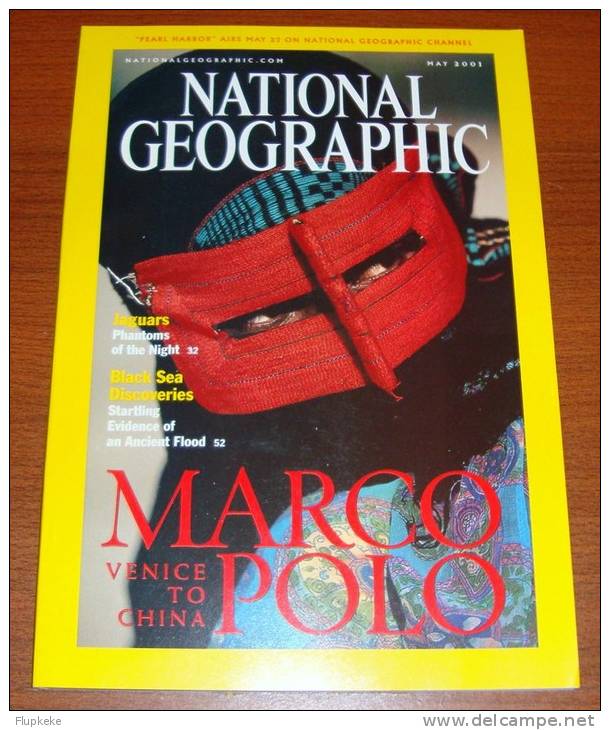 National Geographic U.S. May 2001 Marco Polo Venice To China Jaguars Black Sea Discoveries - Voyage/ Exploration