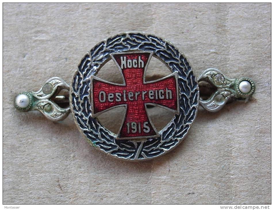 AUSTRIA. Kappenabzeichen Patriottico. HOCH OESTERREICH 1915. - Oesterreich