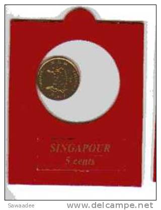 PIECE - SINGAPOUR - 5 CENTS - 1995 - Singapour