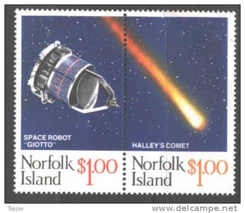 NORFOLK ISLAND - HALLEY´S COMET - ** MNH - 1986 - United States