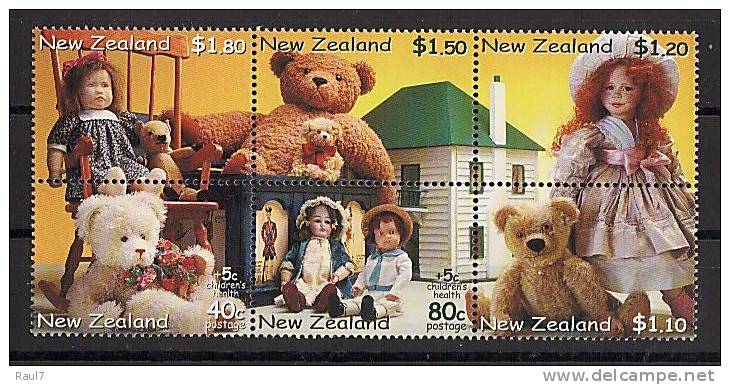 NEW ZEALAND, POUPEES 6V NEUFS *** (MNH SET) - Nuovi