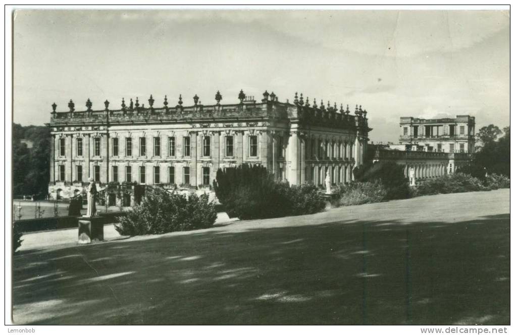 UK, United Kingdom, Chatsworth, The South And East Fronts, Old Unused Real Photo Postcard [P7507] - Derbyshire