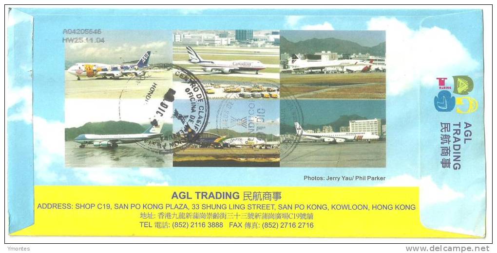 Cover Hong Kong To Honduras 2004 - Storia Postale