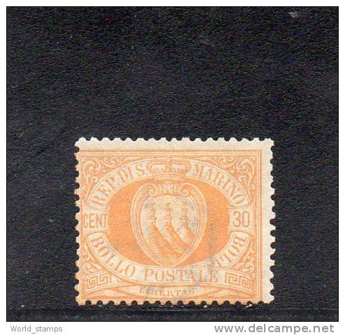 SAN MARINO 1892-94 CIFRA O STEMMA * - Nuevos