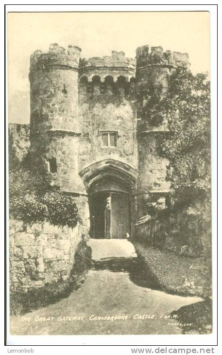 UK, United Kingdom, The Great Gateway, Carisbrooke Castle, Early 1900s Unused Postcard [P7577] - Autres & Non Classés