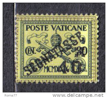 R134 - VATICANO 1931 , Segnatasse N. 4  *  Mint - Postage Due