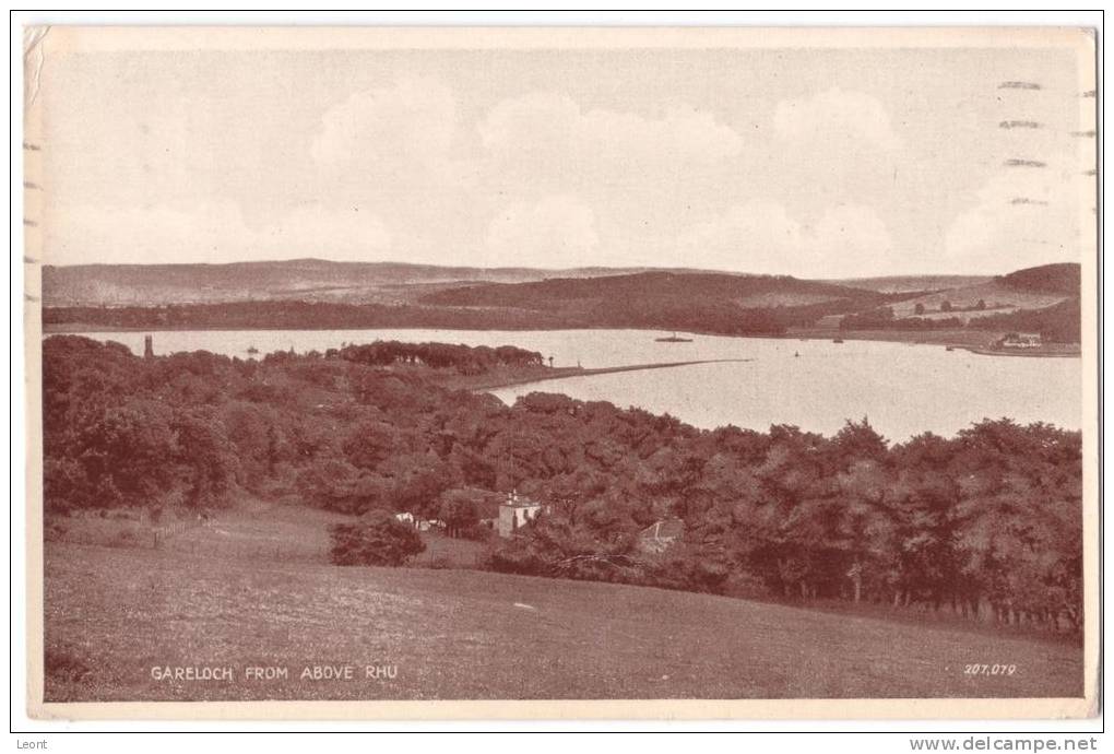 Scotland - Gareloch From Above Rhu - 1945 - Ross & Cromarty