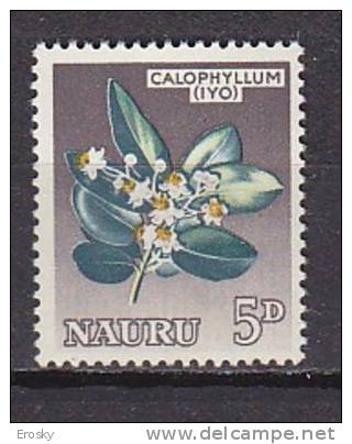 P3785 - BRITISH COLONIES NAURU Yv N°48 ** FLEURS - Nauru