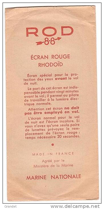 AERONAVALE - MARINE NATIONALE - ECRAN NEUF - ORIGINAL. - Aviation