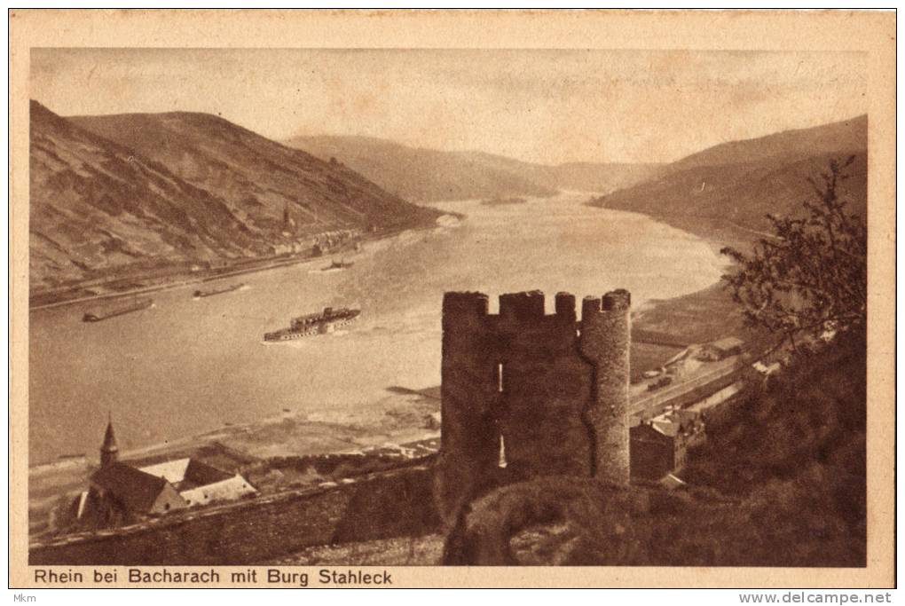 Rhein Bei Bacharach Mit Burg Srahleck - Bacharach