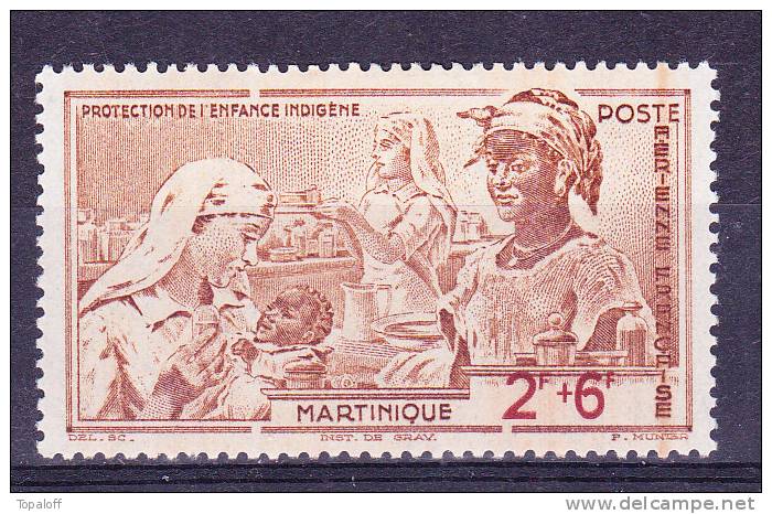 MARTINIQUE PA N°2 Neuf Charniere - Poste Aérienne