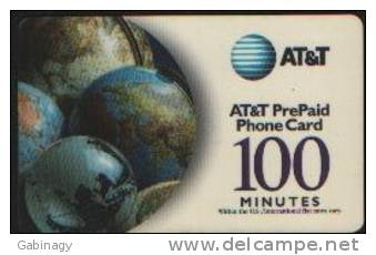 UNITED STATES - AT&T - GLOBES - 100 MINUTES - AT&T