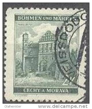 Böhmen Und Mähren 1940 Freimarken: Pardubitz Mi 56 / Scott 43 / SG 49 Gestempelt/oblitere/used - Usati