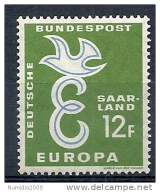 1958 EUROPA SARRE 12 F MNH ** - 1958