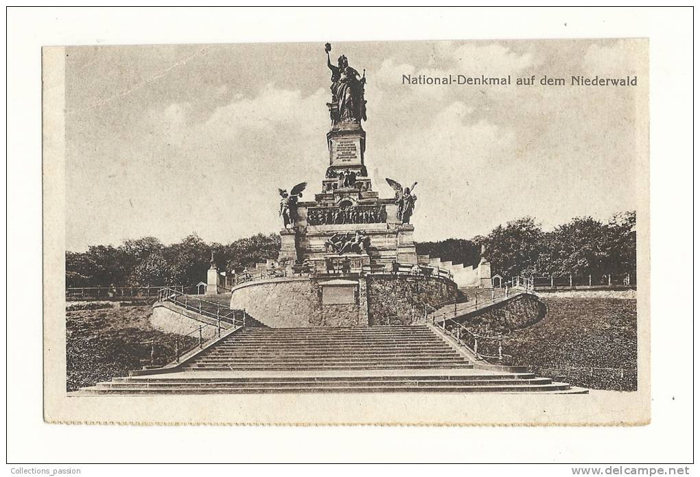 Cp, Suisse, National-Denkmal Auf Dem Niederwald - Niederwald