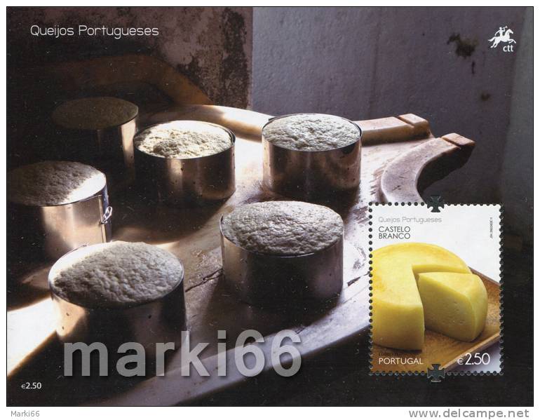 Portugal - 2011 - Portuguese Cheeses - Mint Souvenir Sheet - Nuevos