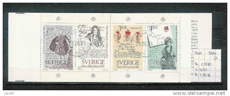 Zweden 1984 - Yv. C1270 Michel MH100 Gest./obl./used - 1981-..