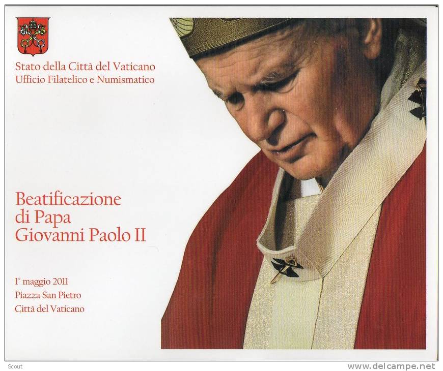 VATICANO – VATICAN CITY - VATICAN - 2011 - BEATIFICAZIONE GIOVANNI PAOLO II - FOLDER - Ungebraucht