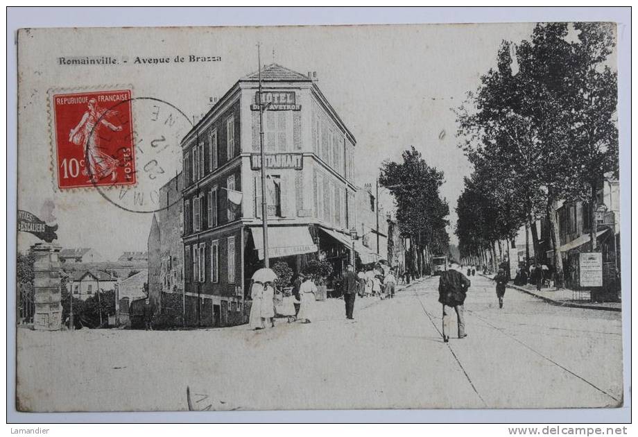 CPA - 93 - ROMAINVILLE - Av. De Brazza - Romainville