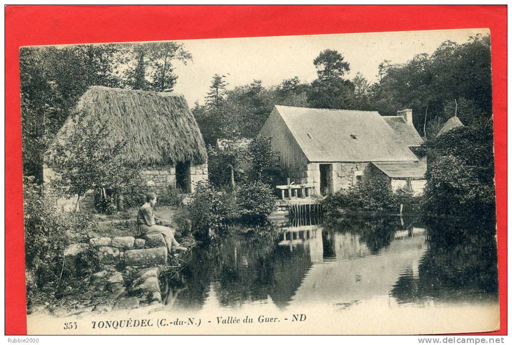 TONQUEDEC VALLE DU GUER  CARTE EN TRES BON ETAT - Tonquédec