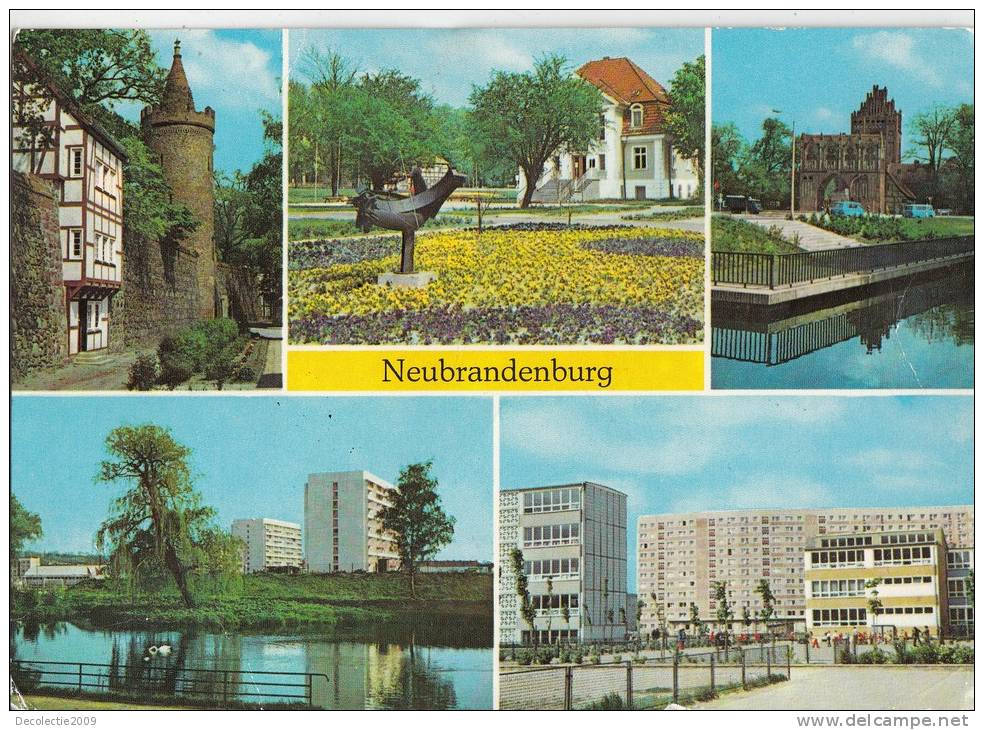 B40436 Wiekhaus Und Monchenturm  Neubrandenburg Used Good  Shape - Neubrandenburg