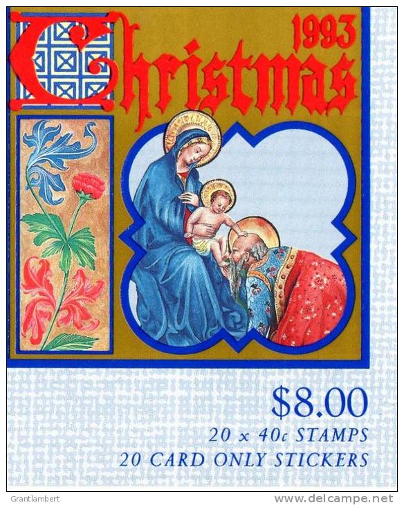 Australia 1993 Christmas Booklet MNH - Carnets