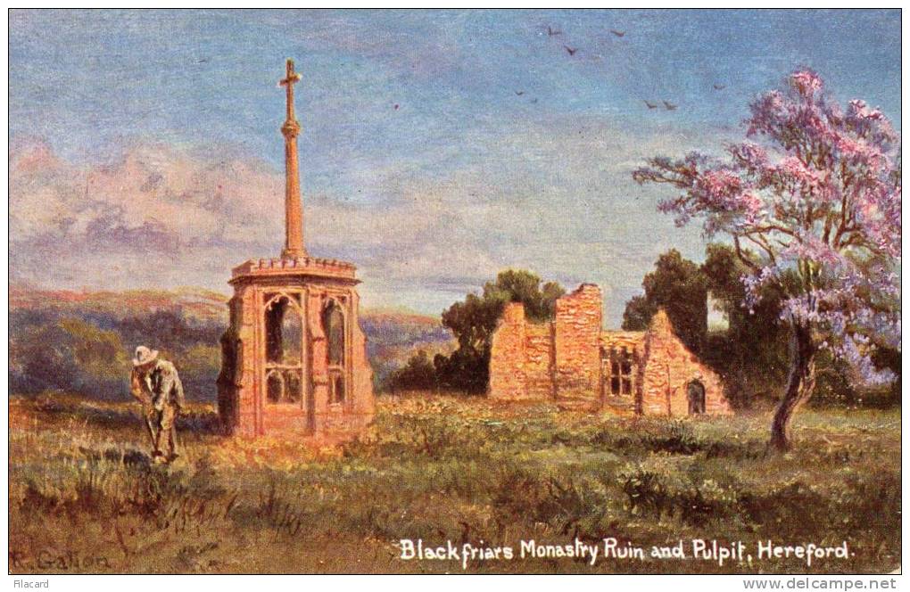 21706   Regno  Unito,   Blackfriars  Monastry   Ruin And  Pulpit,  Hereford,  VG - Autres & Non Classés